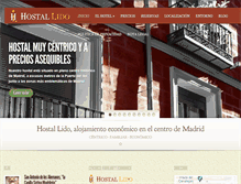 Tablet Screenshot of hostallido.com